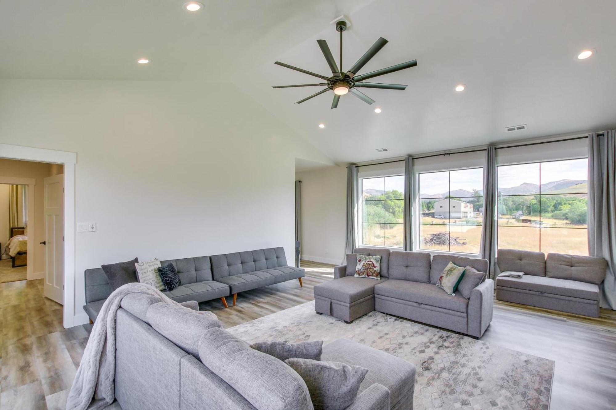 Spacious Idaho Home On Scenic Cub River! Preston Extérieur photo